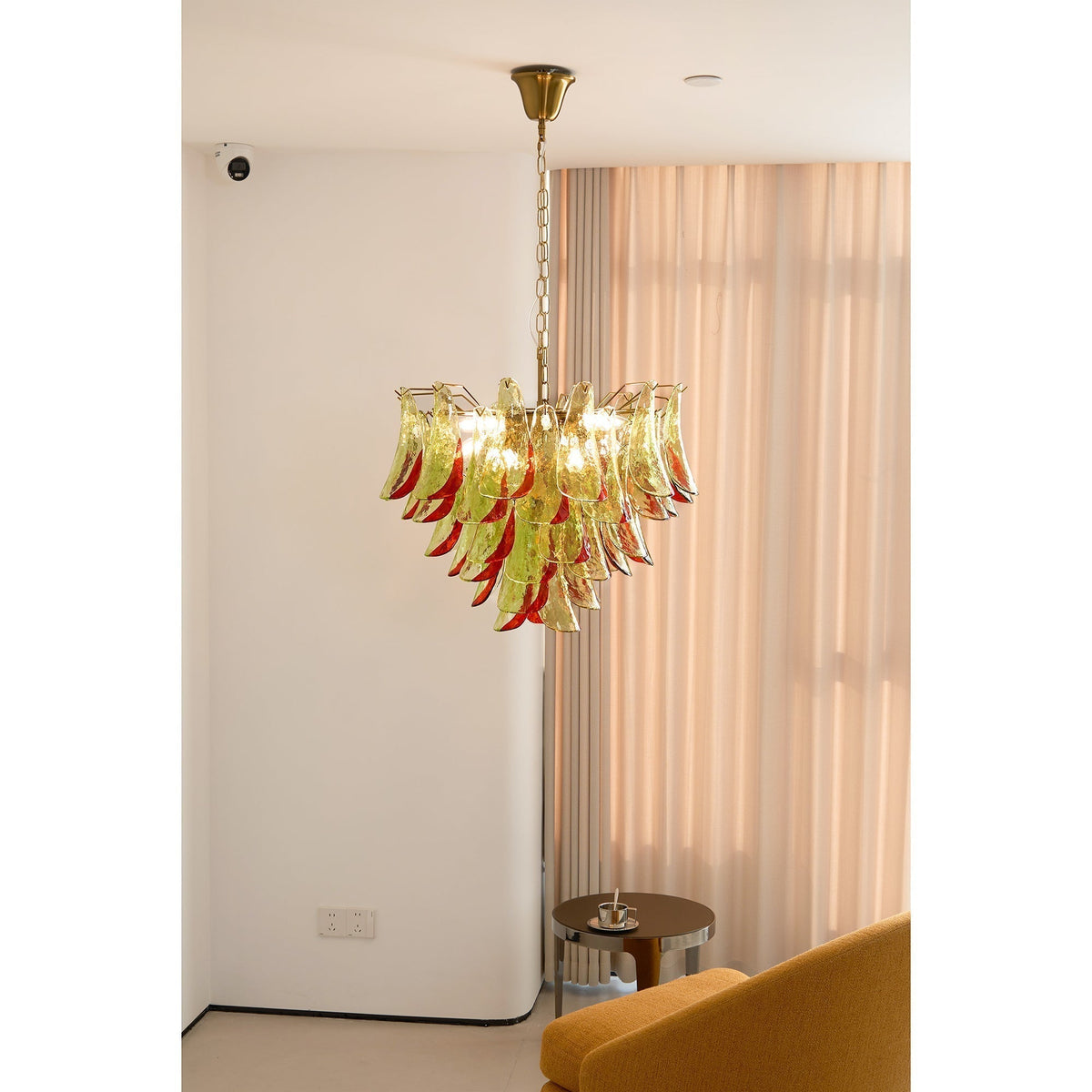 Lustre Falaise en verre et métal – vue 24