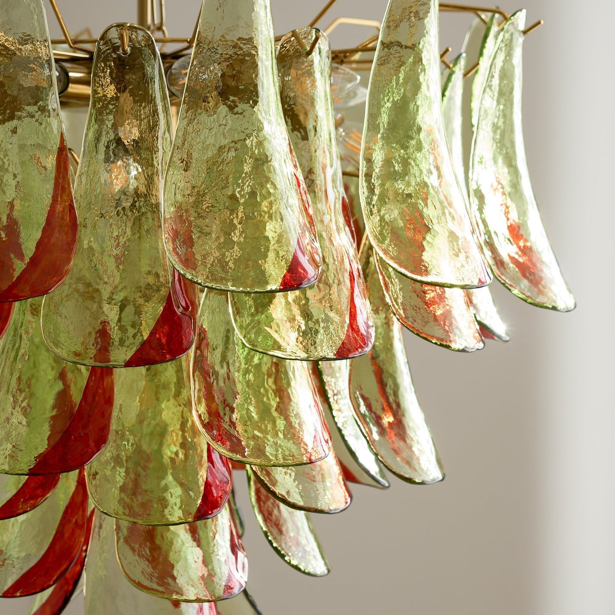 Lustre Falaise en verre et métal – vue 29