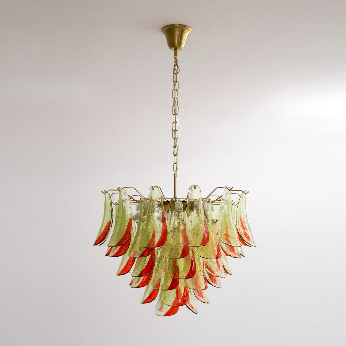 Lustre Falaise en verre et métal – vue 15