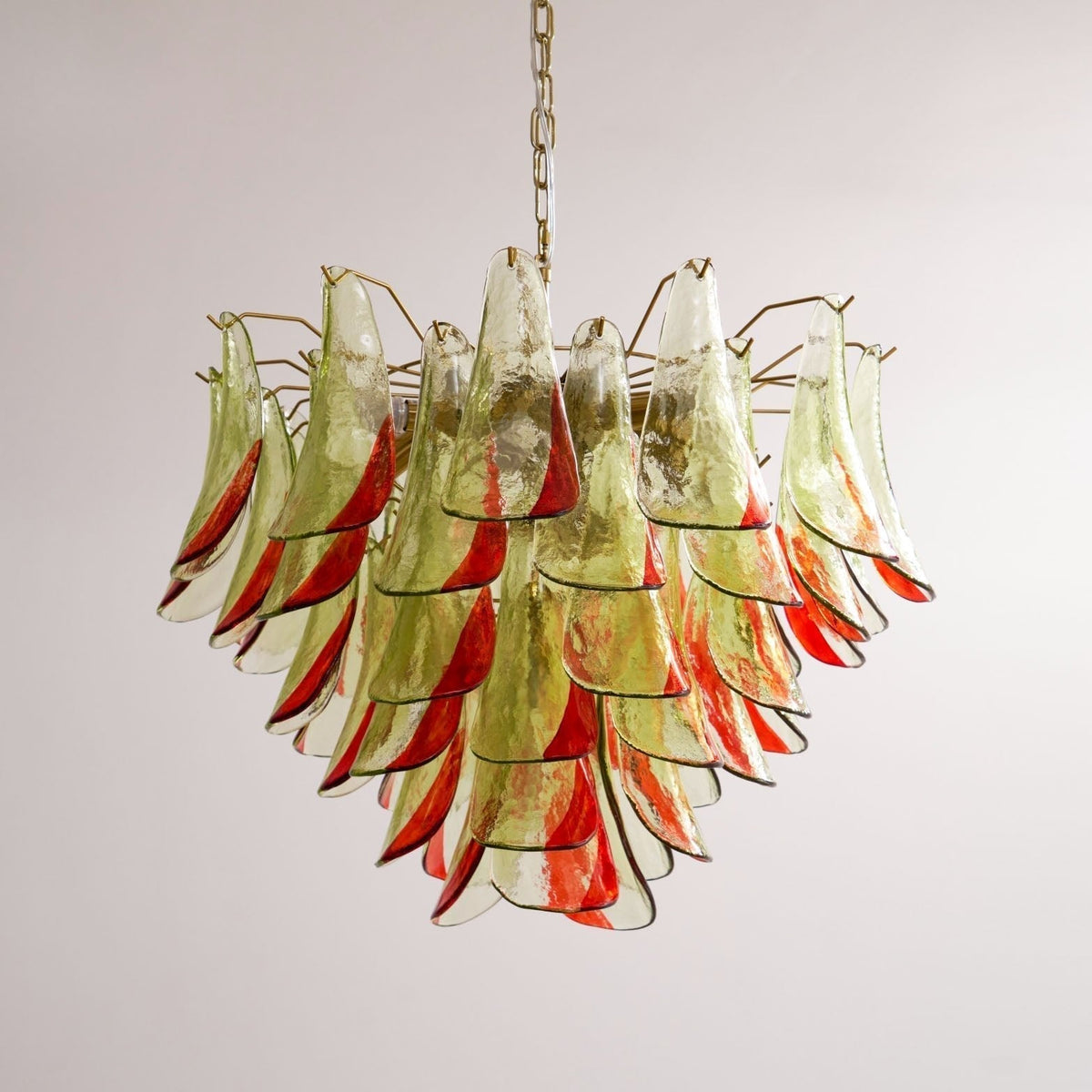 Lustre Falaise en verre et métal – vue 35