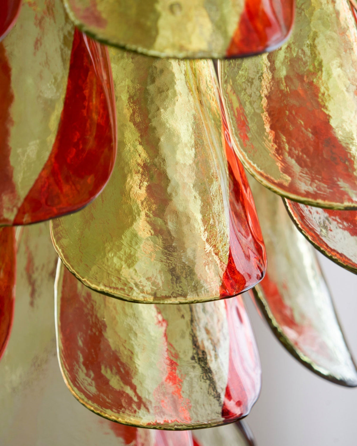 Lustre Falaise en verre et métal – vue 19