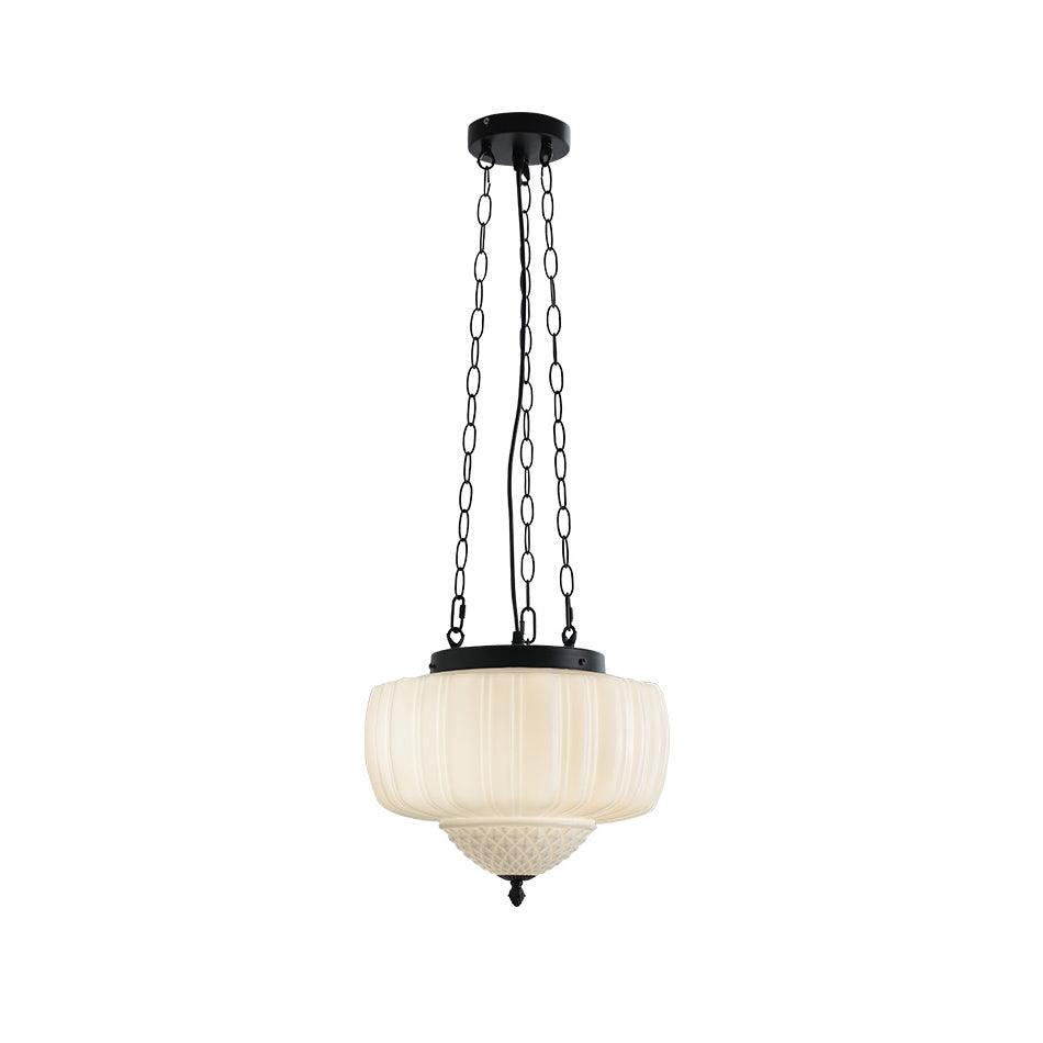 Suspension Troubadour en verre et métal – vue 25