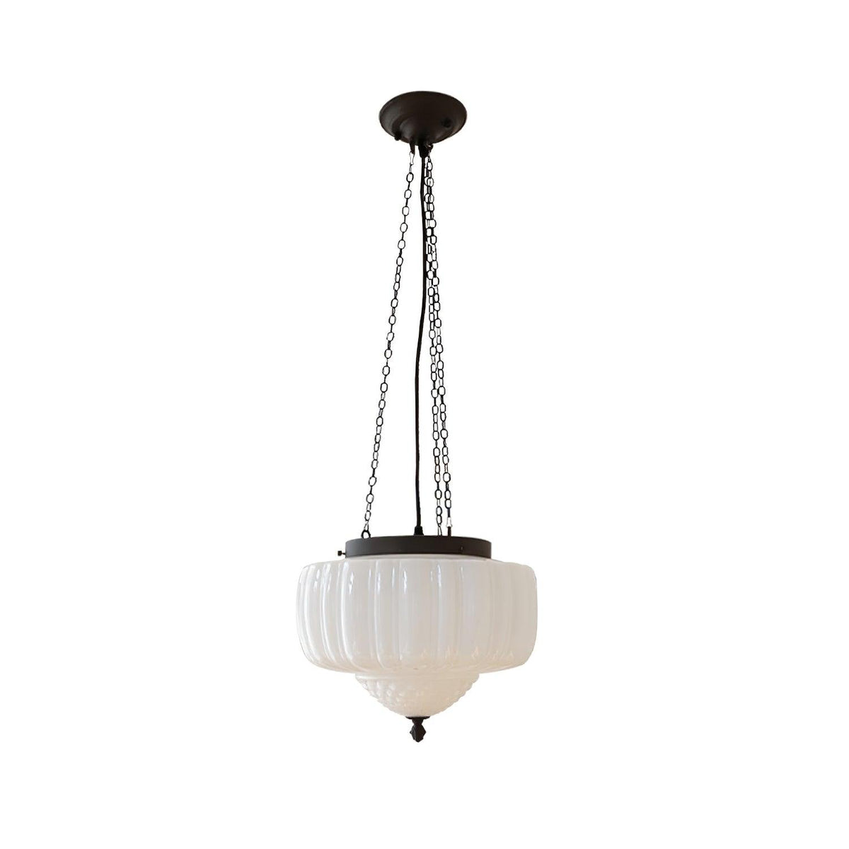 Suspension Troubadour en verre et métal – vue 17