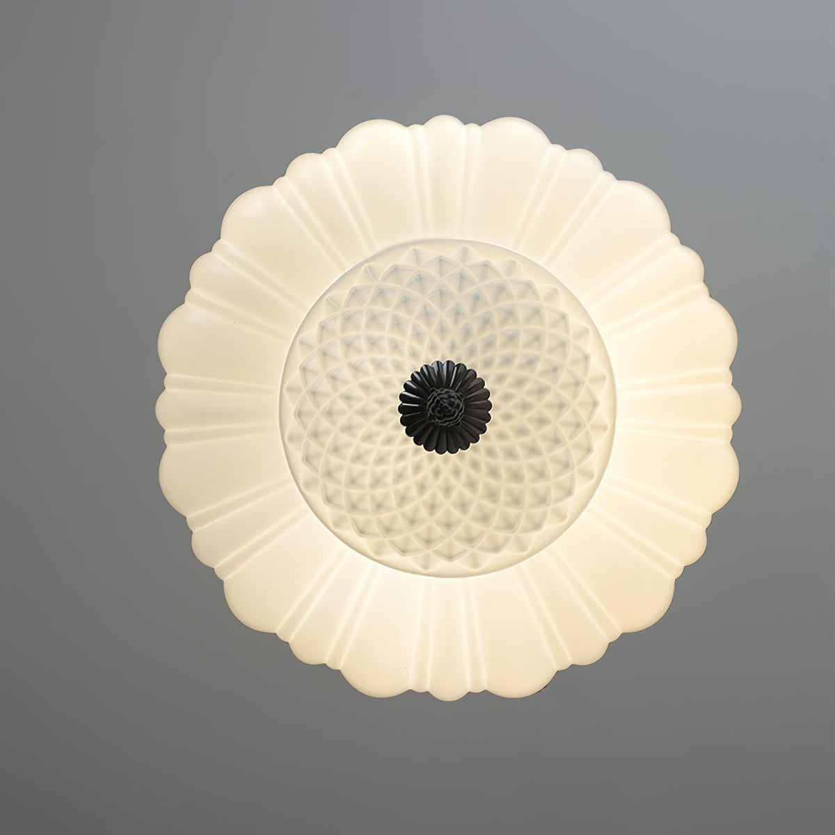 Suspension Troubadour en verre et métal – vue 20
