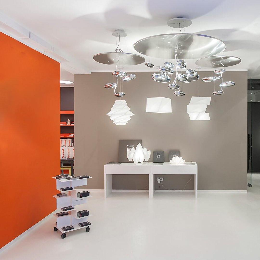 Lustre Andromède en aluminium et verre – vue 35