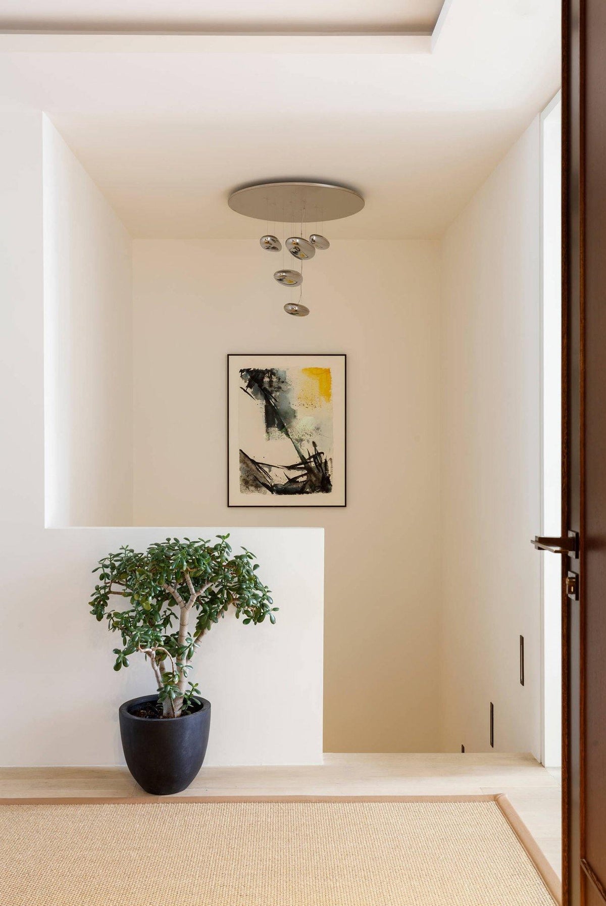 Lustre Andromède en aluminium et verre – vue 44