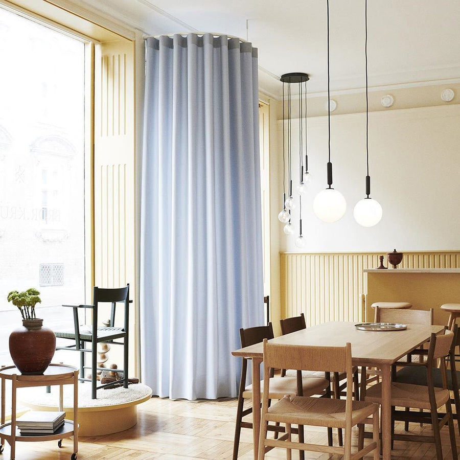 Suspension Parvis en verre et laiton – vue 2