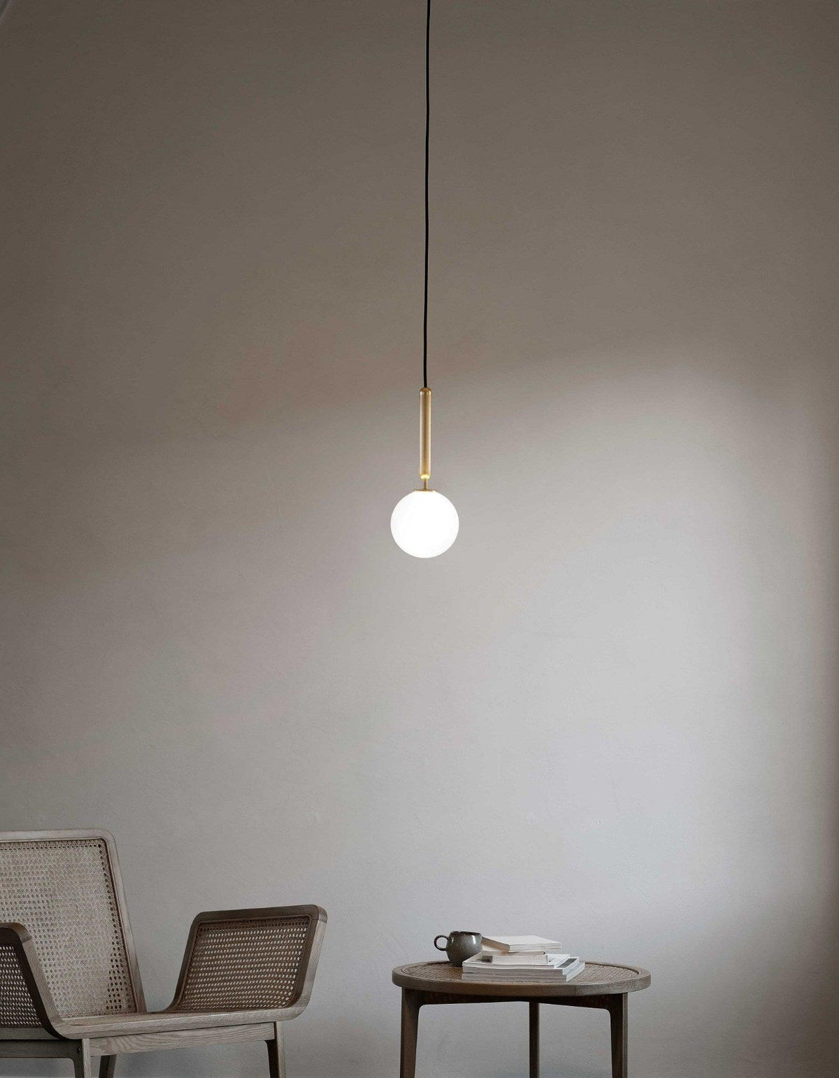 Suspension Parvis en verre et laiton – vue 19