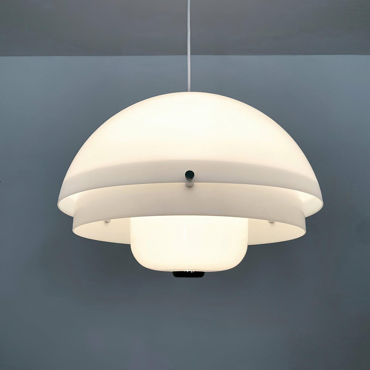 Suspension Ouessant en verre et fer – vue 15