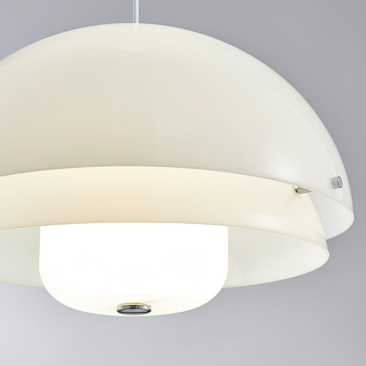 Suspension Ouessant en verre et fer – vue 13