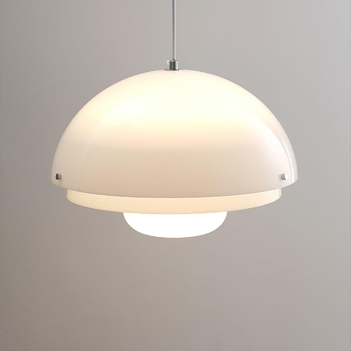 Suspension Ouessant en verre et fer – vue 17