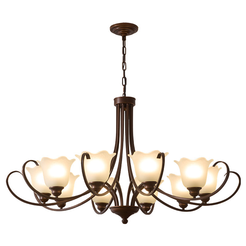 Lustre Dolce en verre et métal – vue 39