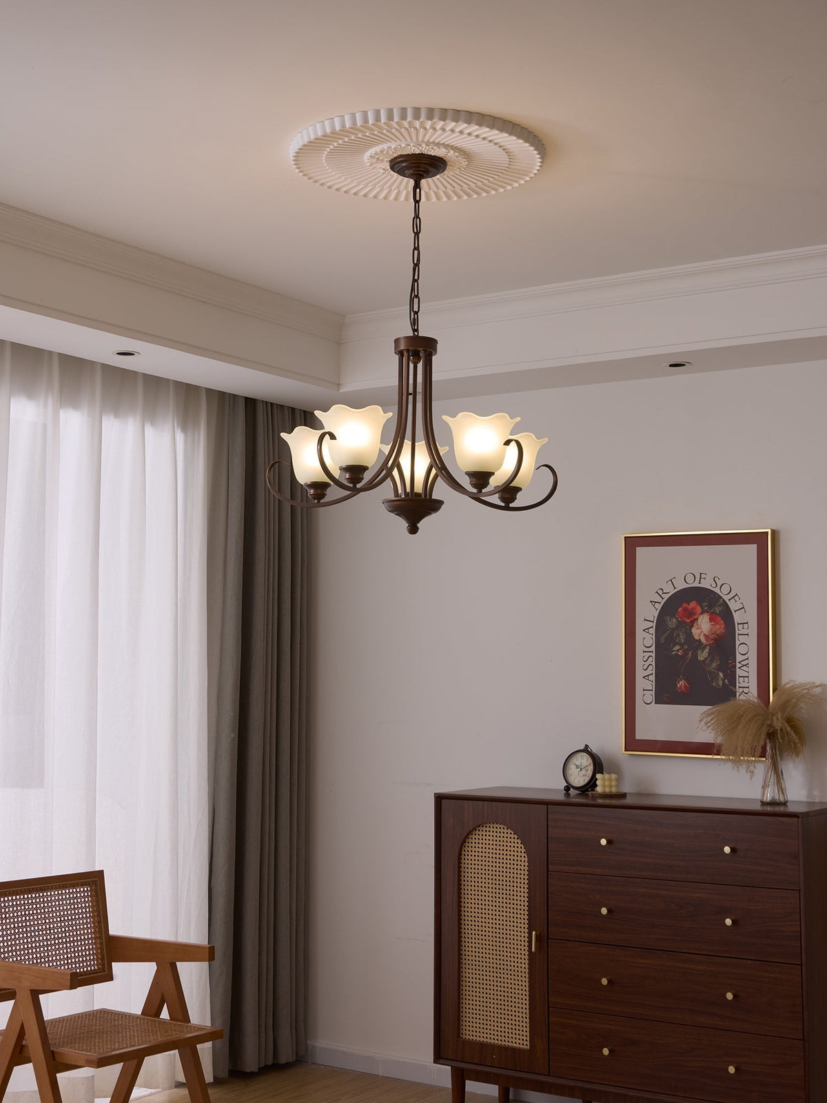 Lustre Dolce en verre et métal – vue 21