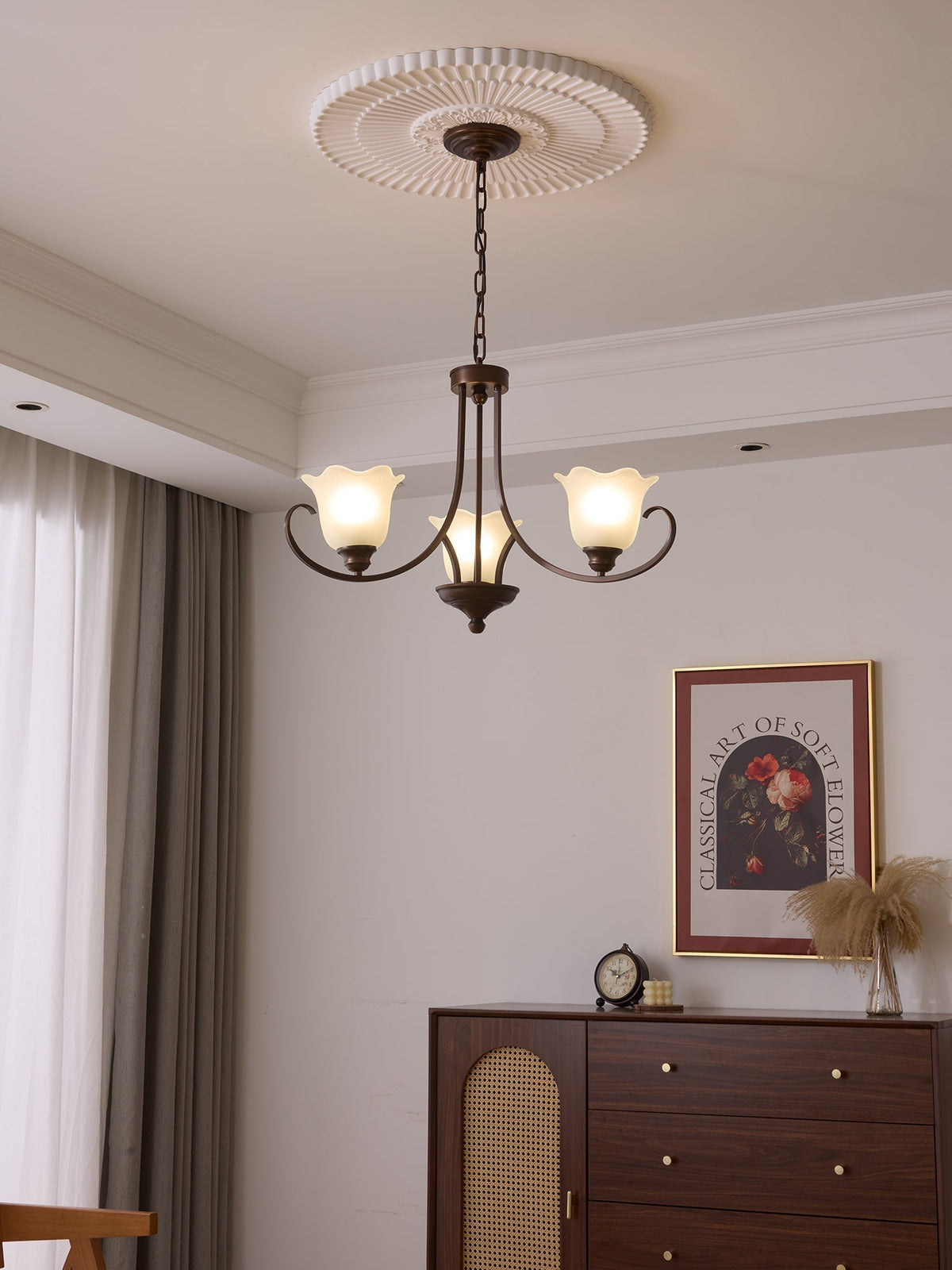 Lustre Dolce en verre et métal – vue 29