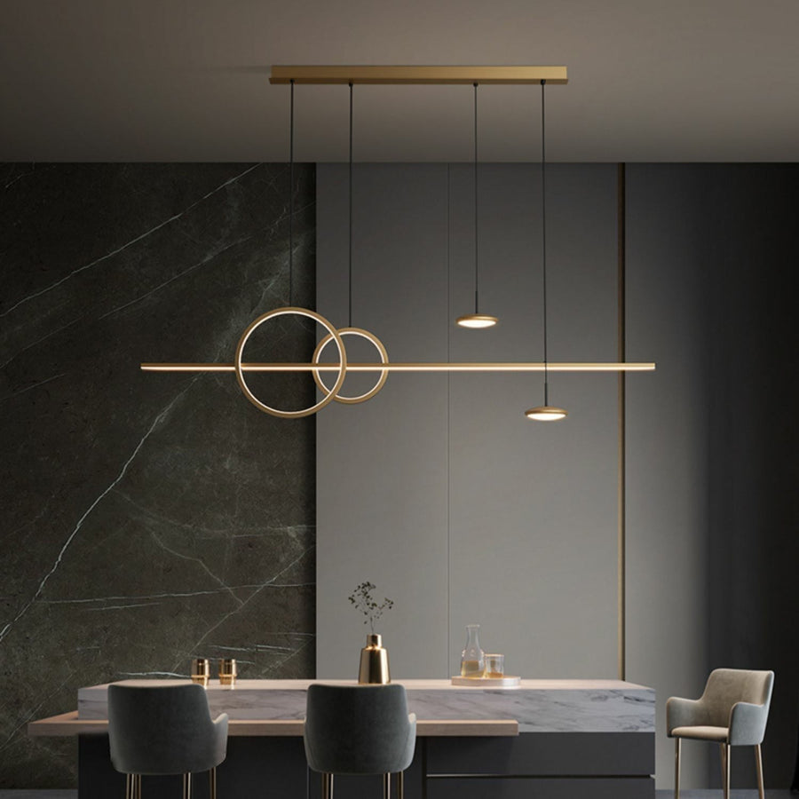Lustre Girouette en laiton – vue 4