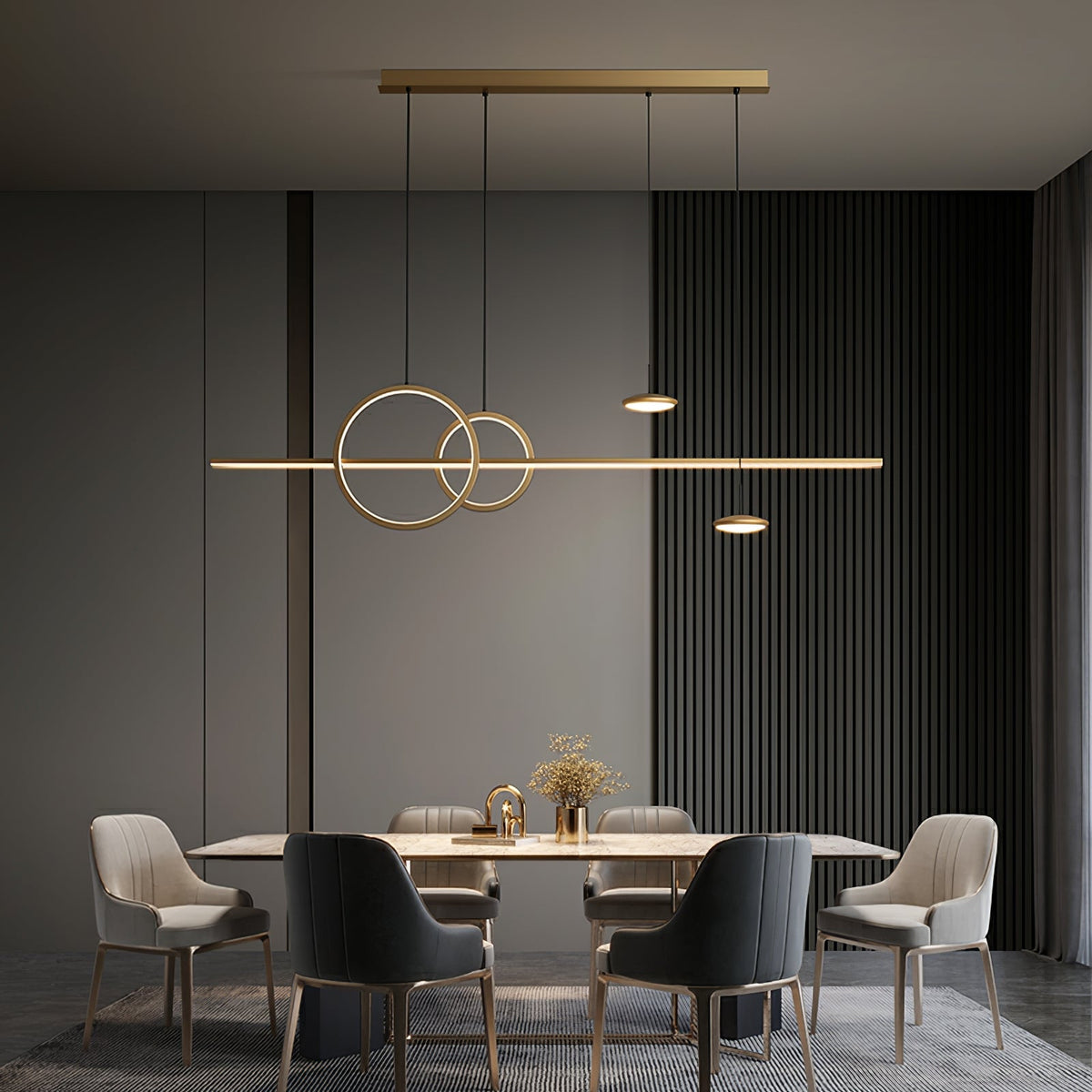 Lustre Girouette en laiton – vue 16