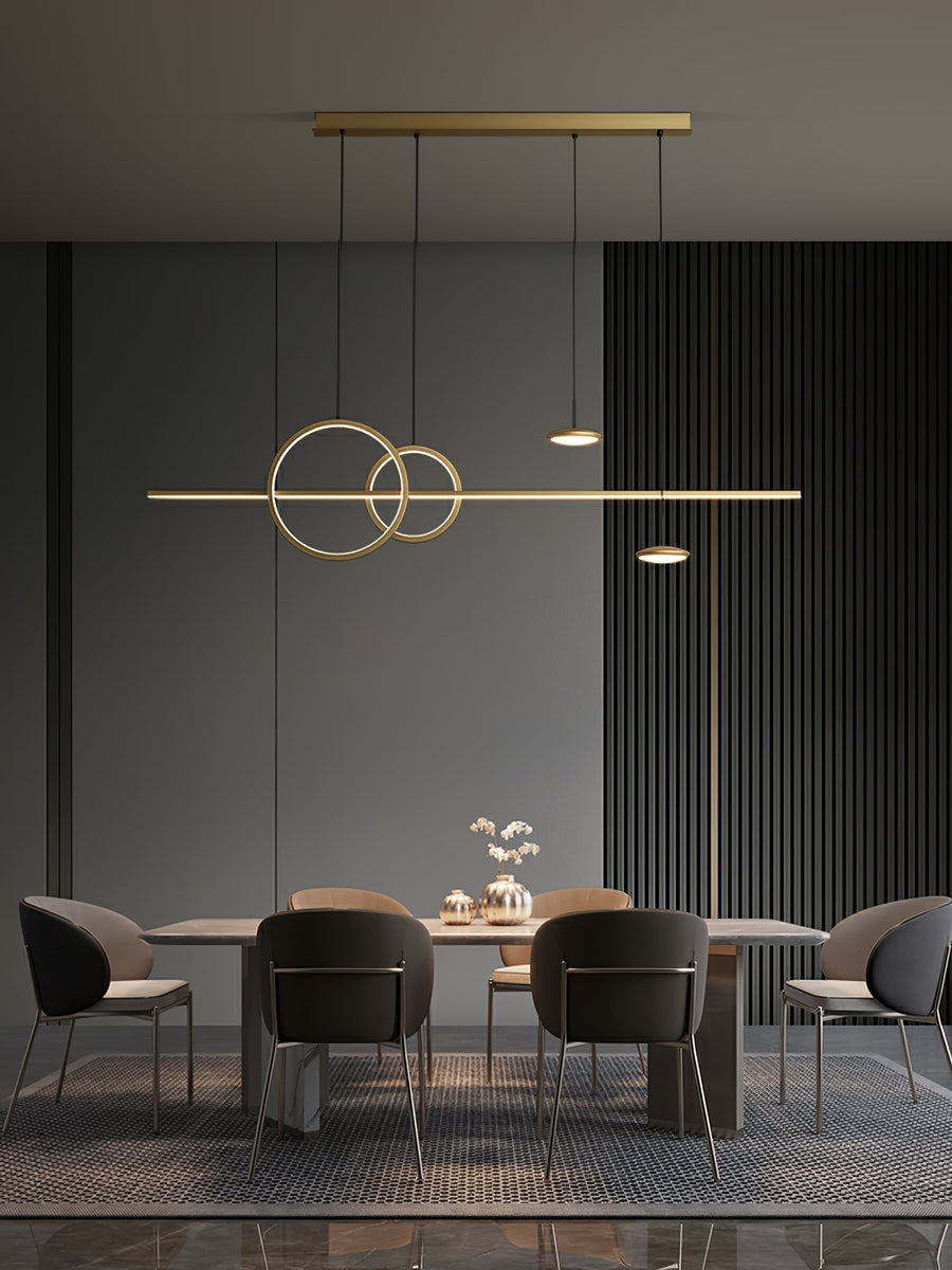 Lustre Girouette en laiton – vue 2