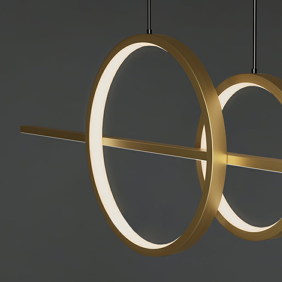 Lustre Girouette en laiton – vue 3