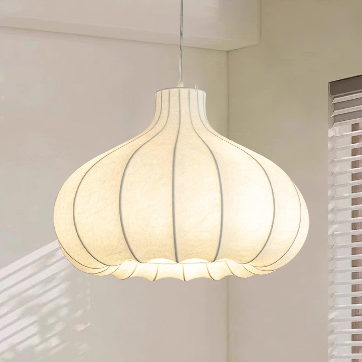 Suspension Giroflée en tissu et métal – vue 5