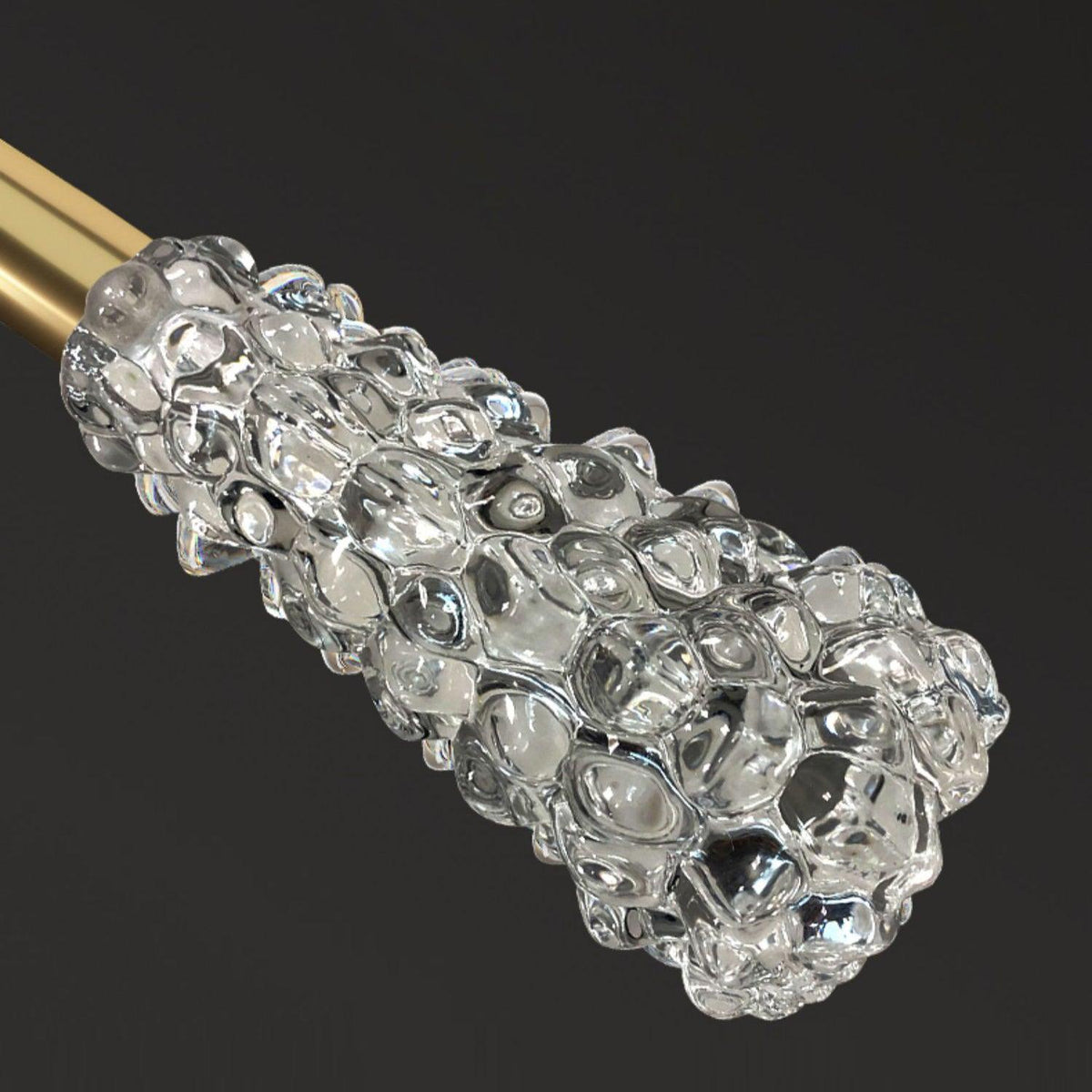 Suspension Grésil en cristal et métal – vue 15