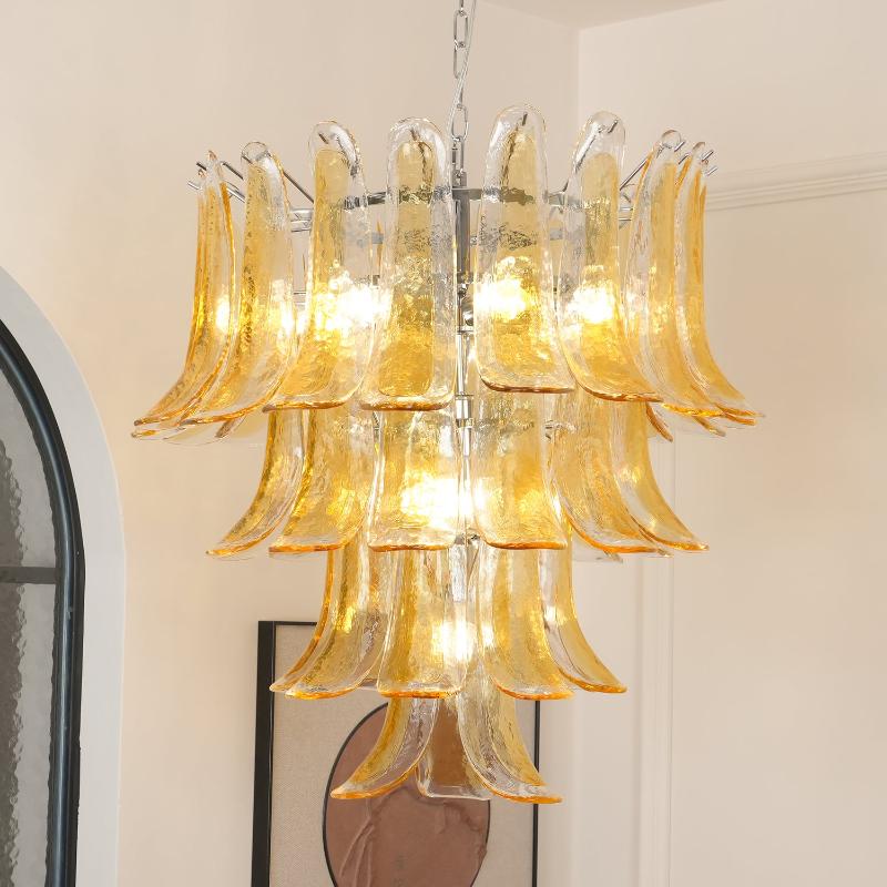 Lustre Colombe en verre et métal – vue 115