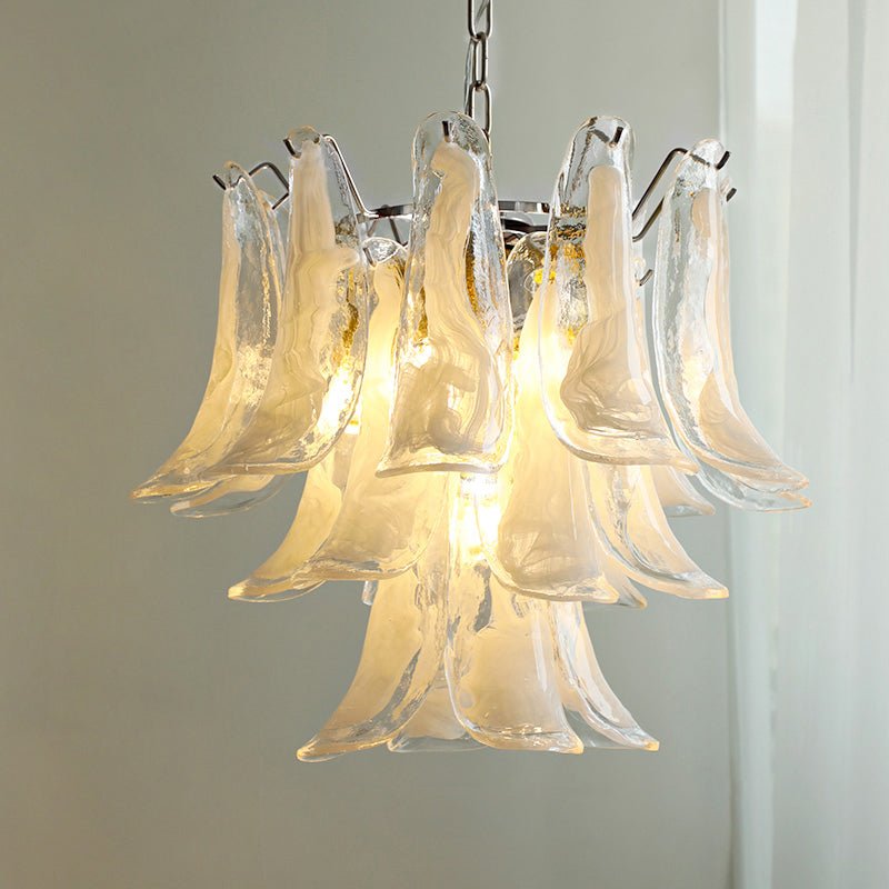 Lustre Colombe en verre et métal – vue 24