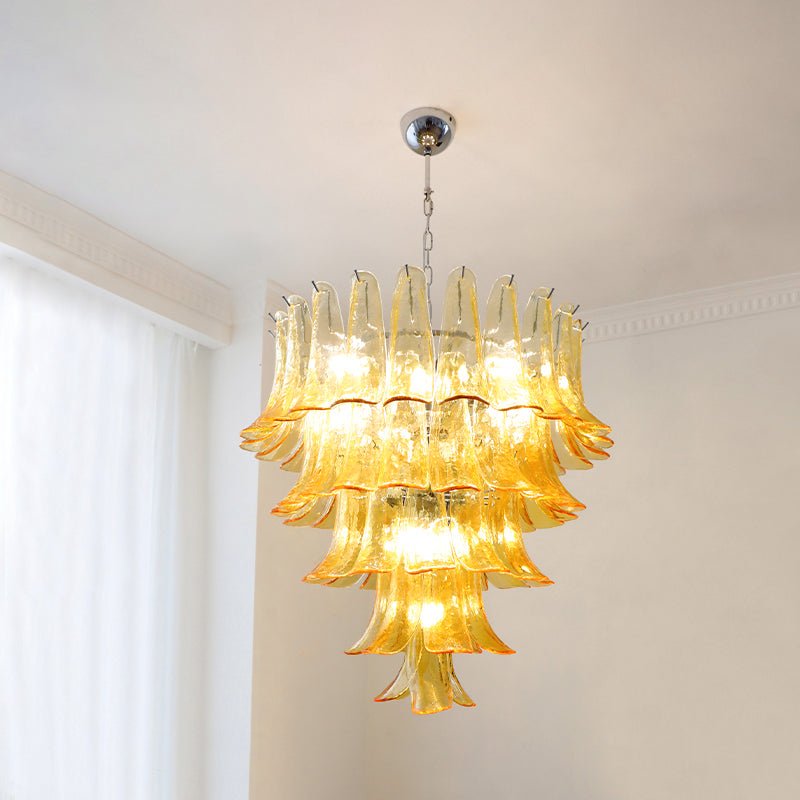 Lustre Colombe en verre et métal – vue 63