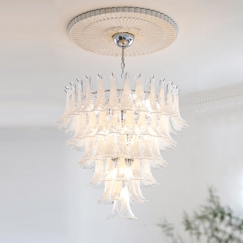 Lustre Colombe en verre et métal – vue 43