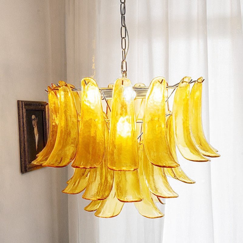 Lustre Colombe en verre et métal – vue 74