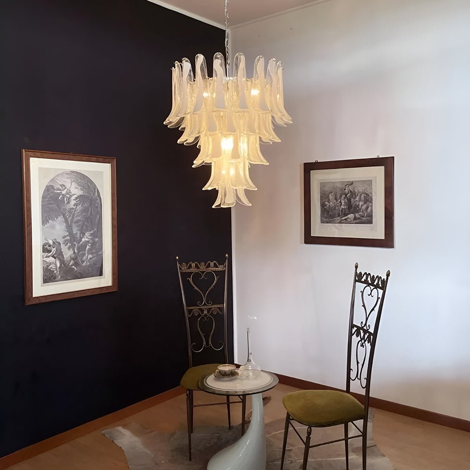 Lustre Colombe en verre et métal – vue 80