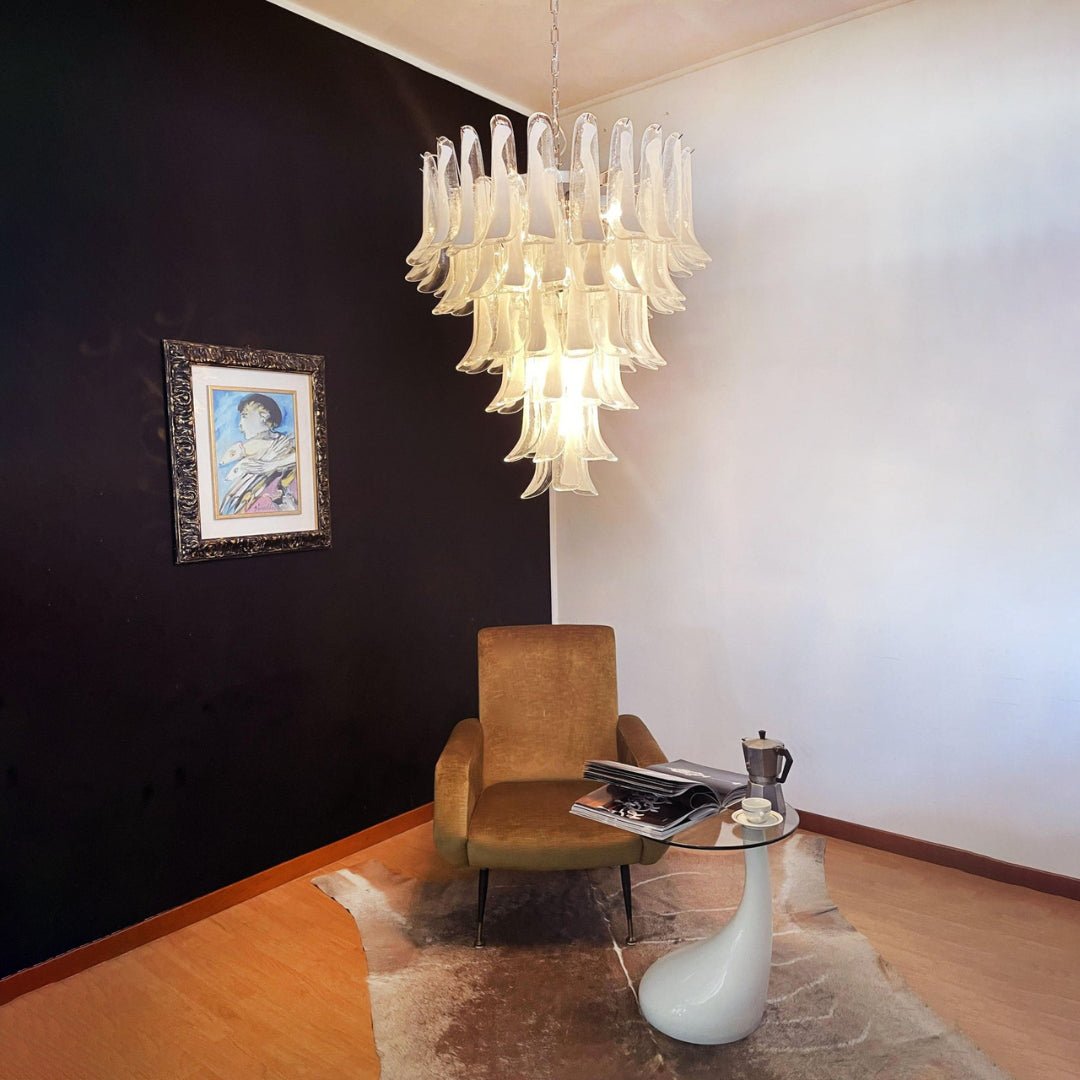 Lustre Colombe en verre et métal – vue 112
