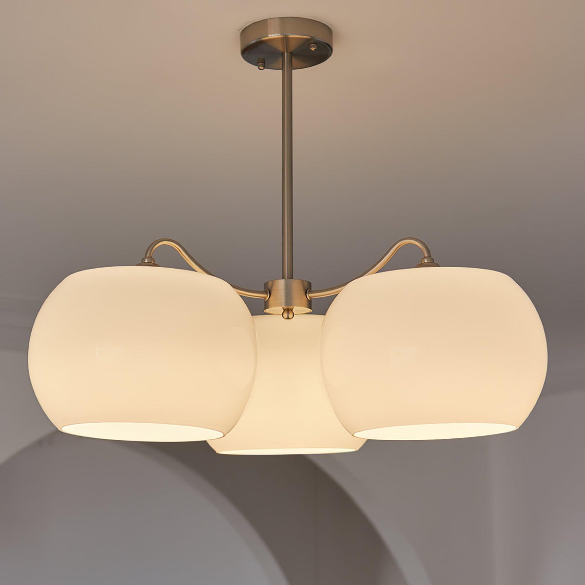 Lustre Rosalinde en verre et métal – vue 41