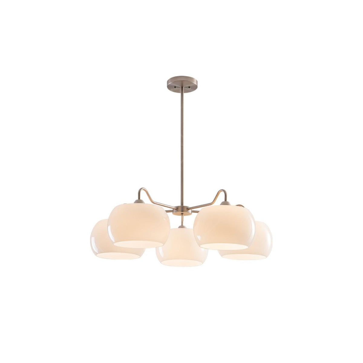 Lustre Rosalinde en verre et métal – vue 17
