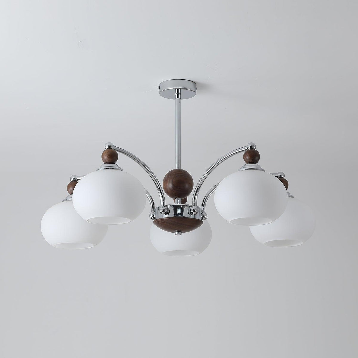 Lustre Fontaine en verre et fer – vue 15