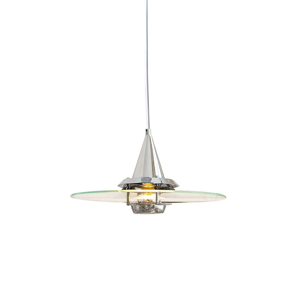 Suspension Adèle en verre et métal – vue 12