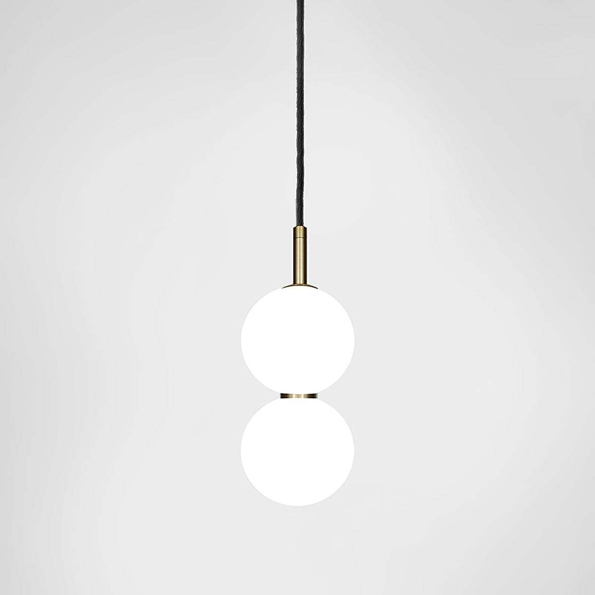 Suspension Iris en verre et métal – vue 16