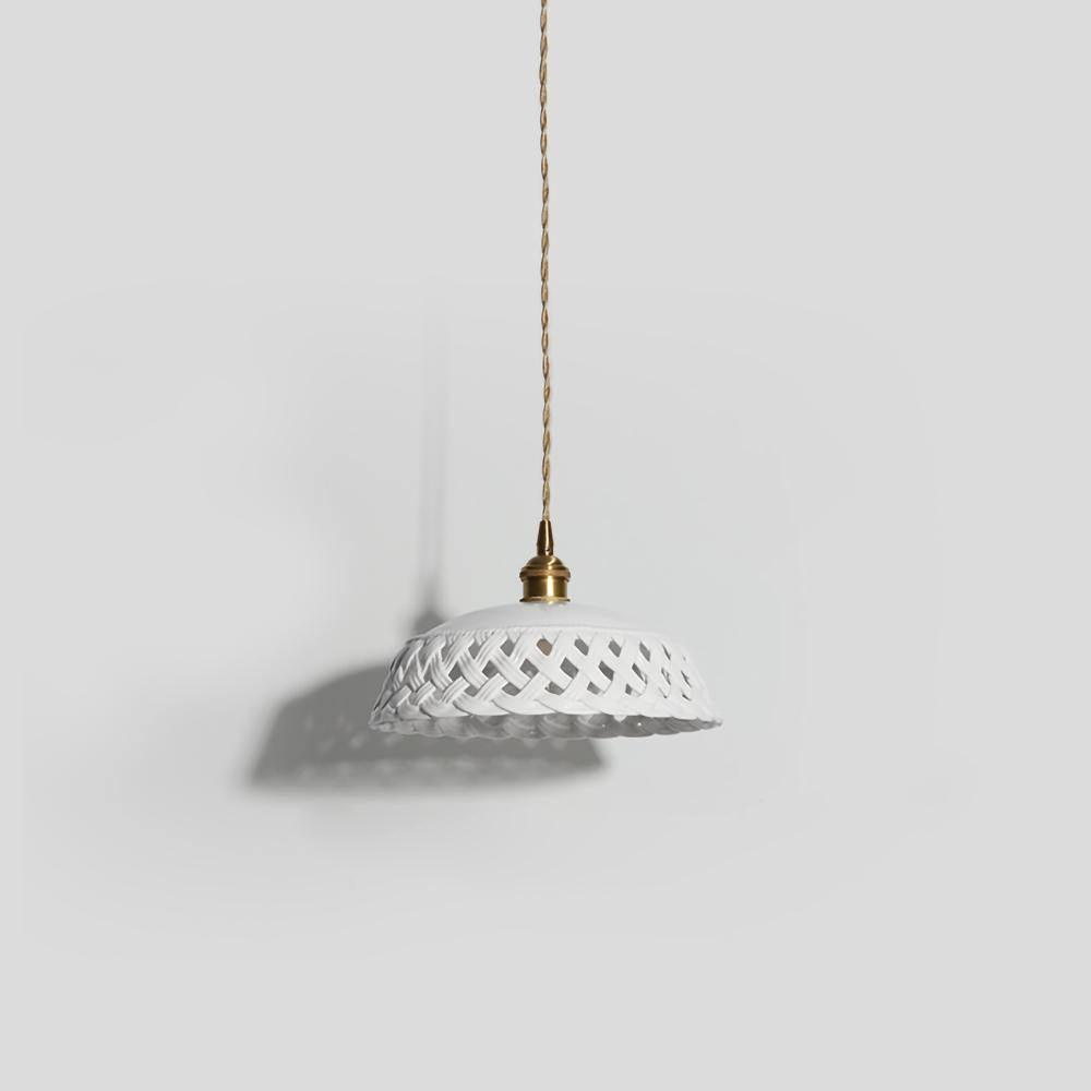 Suspension Mimosa en céramique et laiton – vue 11