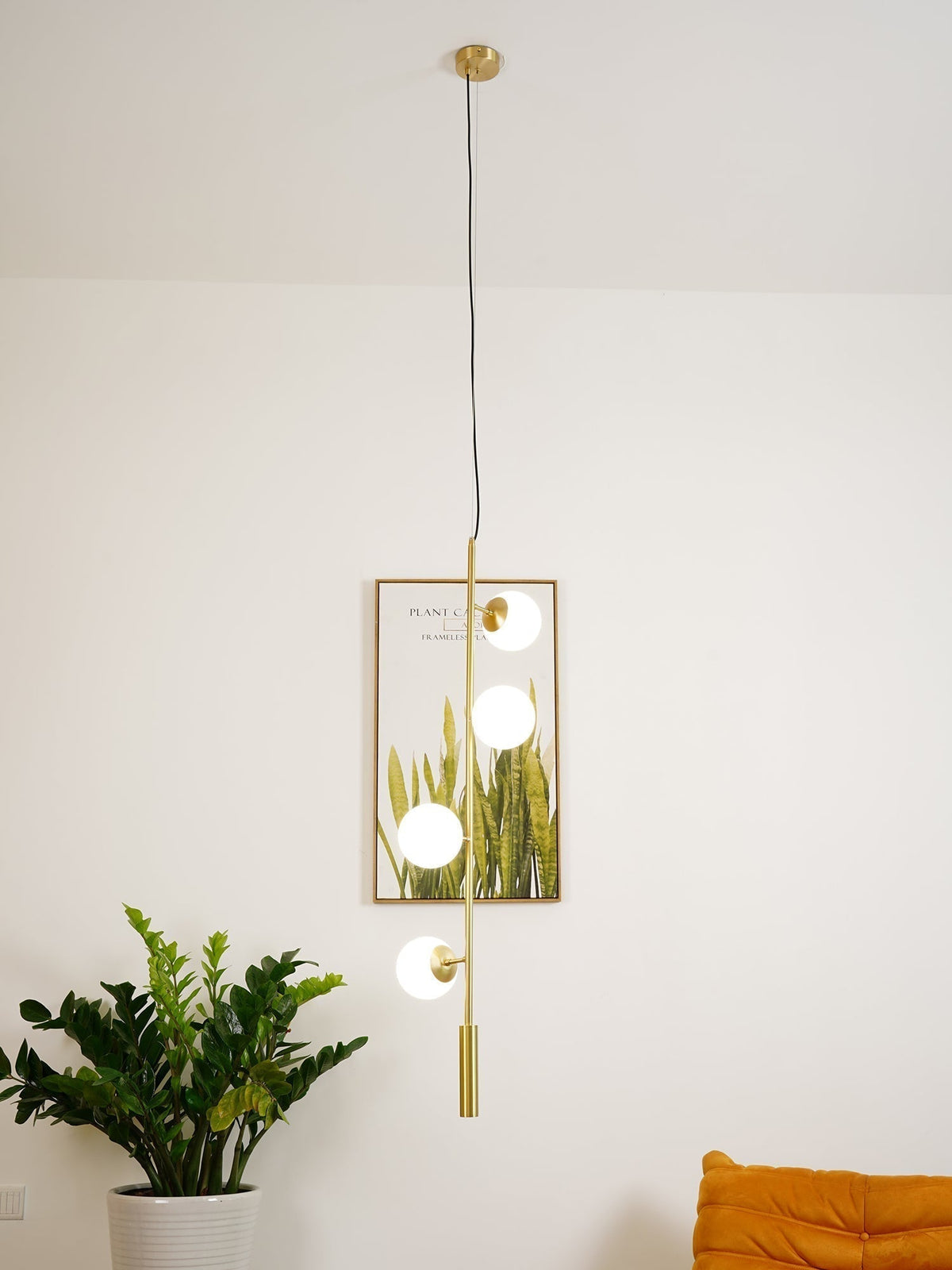 Suspension Citronnelle en verre et laiton – vue 31