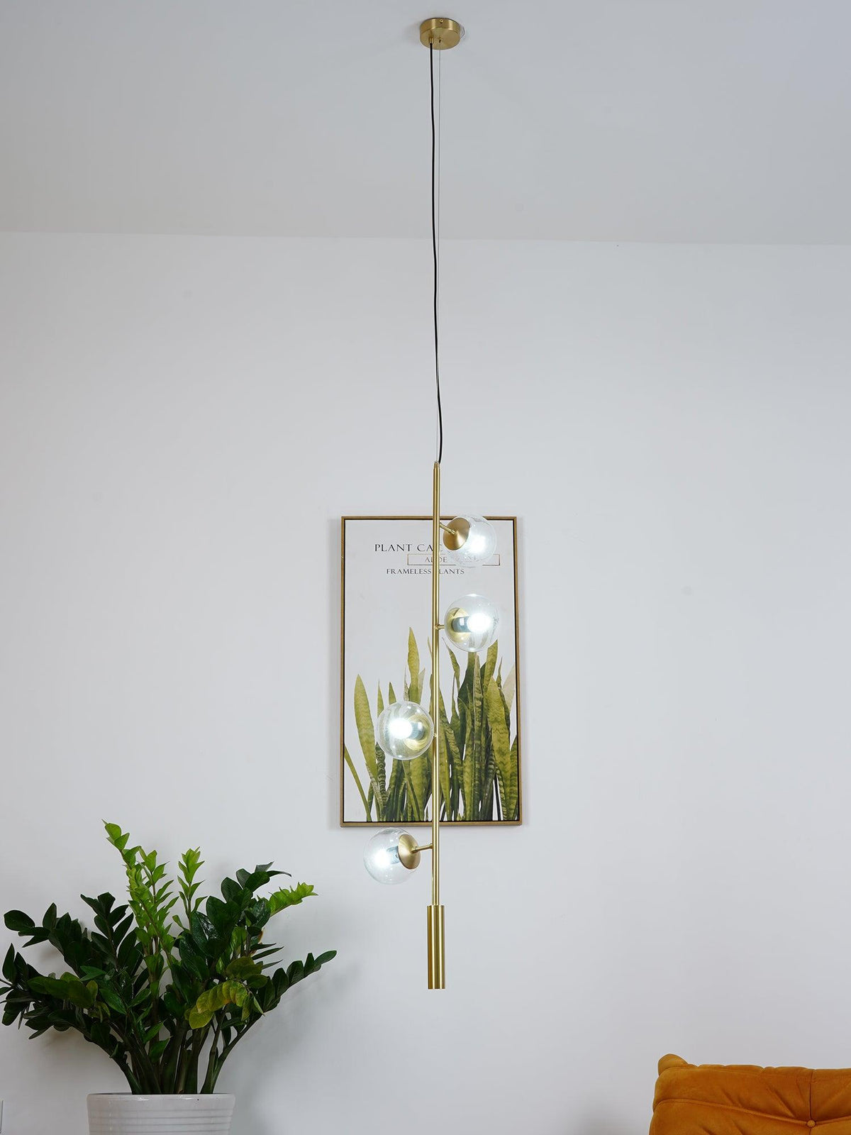 Suspension Citronnelle en verre et laiton – vue 22