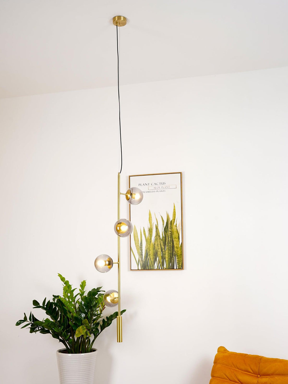 Suspension Citronnelle en verre et laiton – vue 26