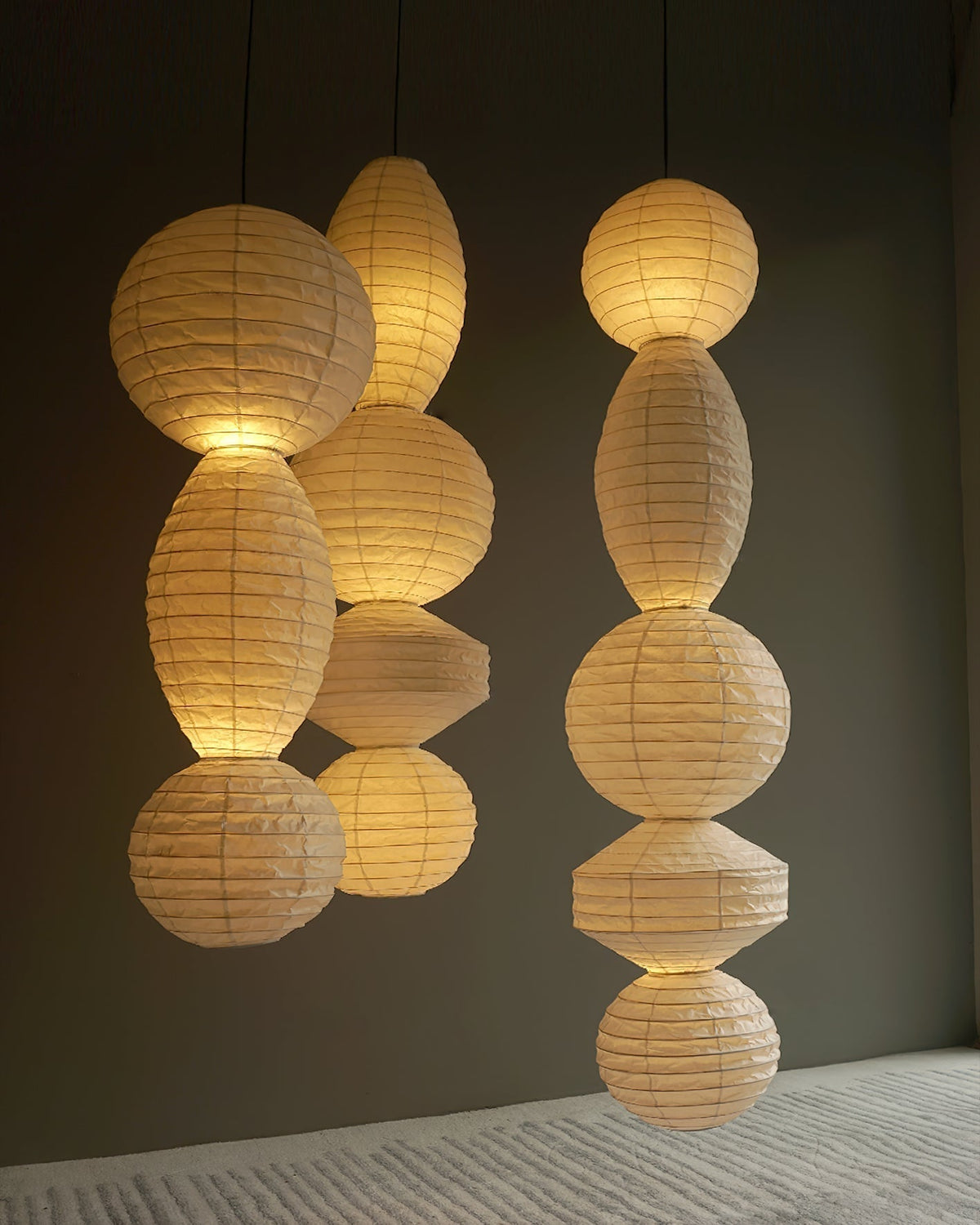 Suspension Laurier en bambou et métal – vue 18