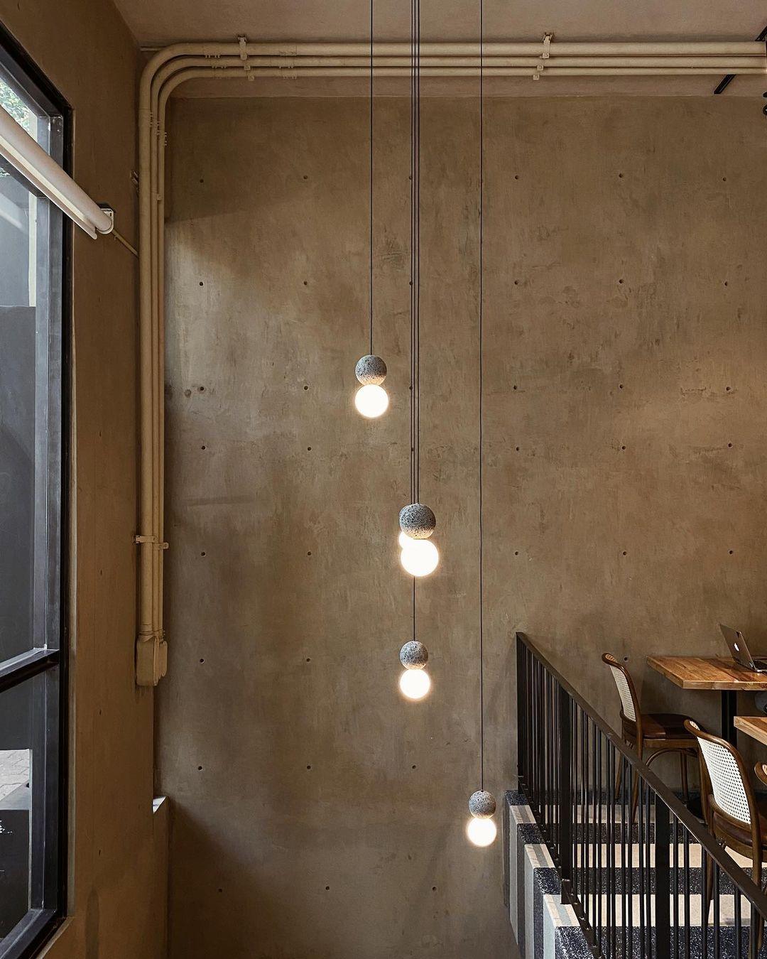Suspension Hélianthe en pierre et verre – vue 31