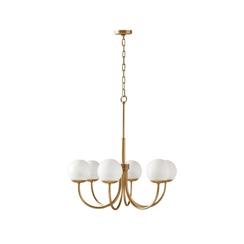 Lustre Chrysalide en laiton et verre – vue 6