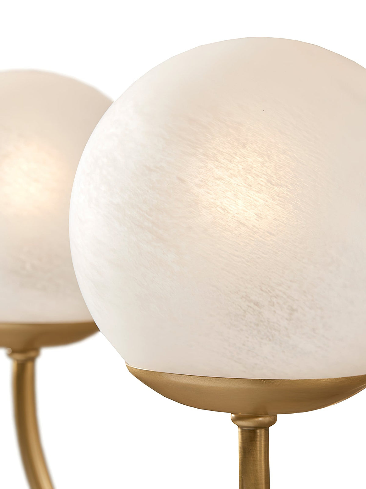 Lustre Chrysalide en laiton et verre – vue 9