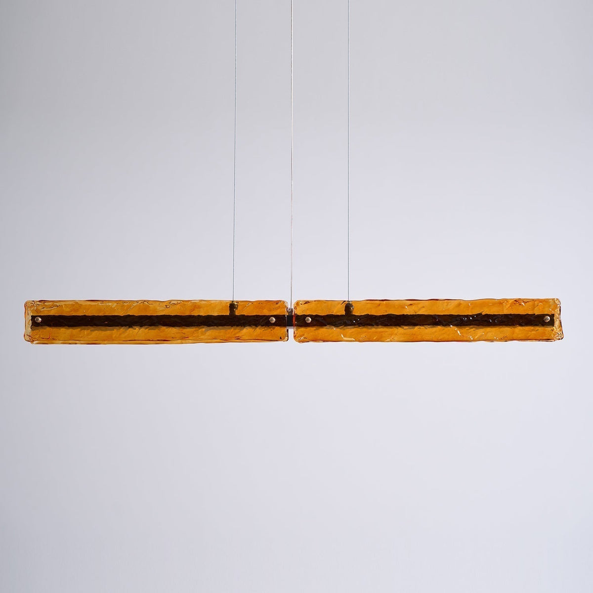 Suspension Chamonix en verre et métal – vue 14
