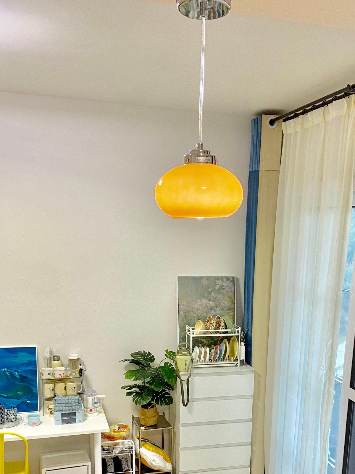 Suspension Bijou en verre et fer – vue 21