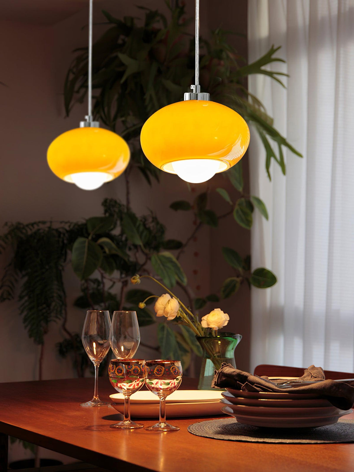 Suspension Bijou en verre et fer – vue 24