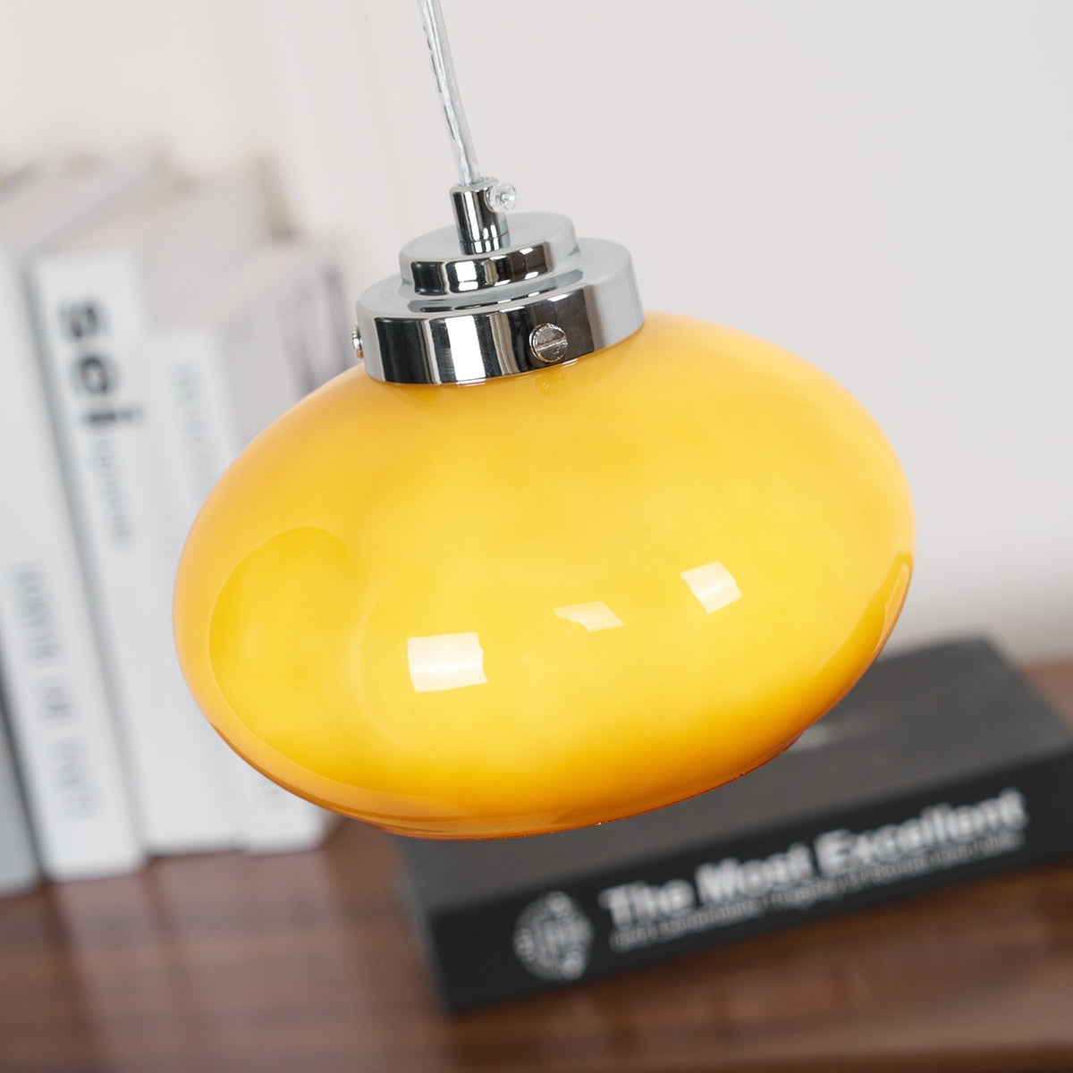 Suspension Bijou en verre et fer – vue 7