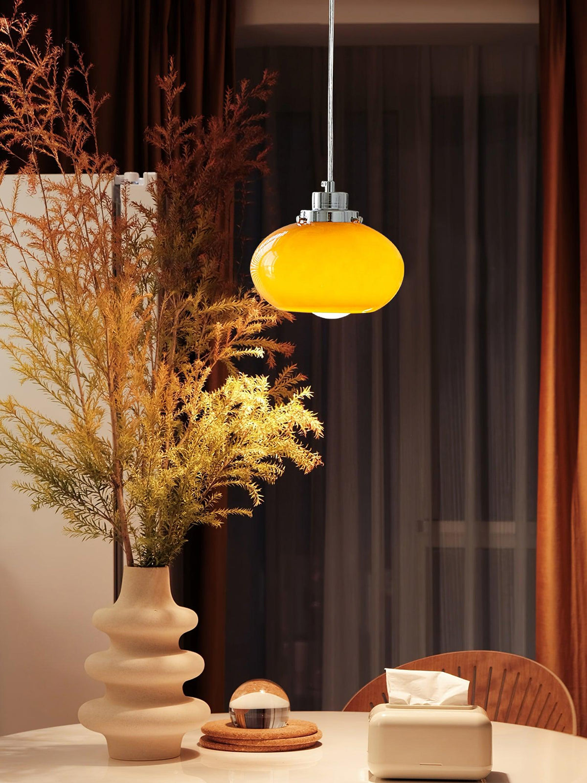 Suspension Bijou en verre et fer – vue 28