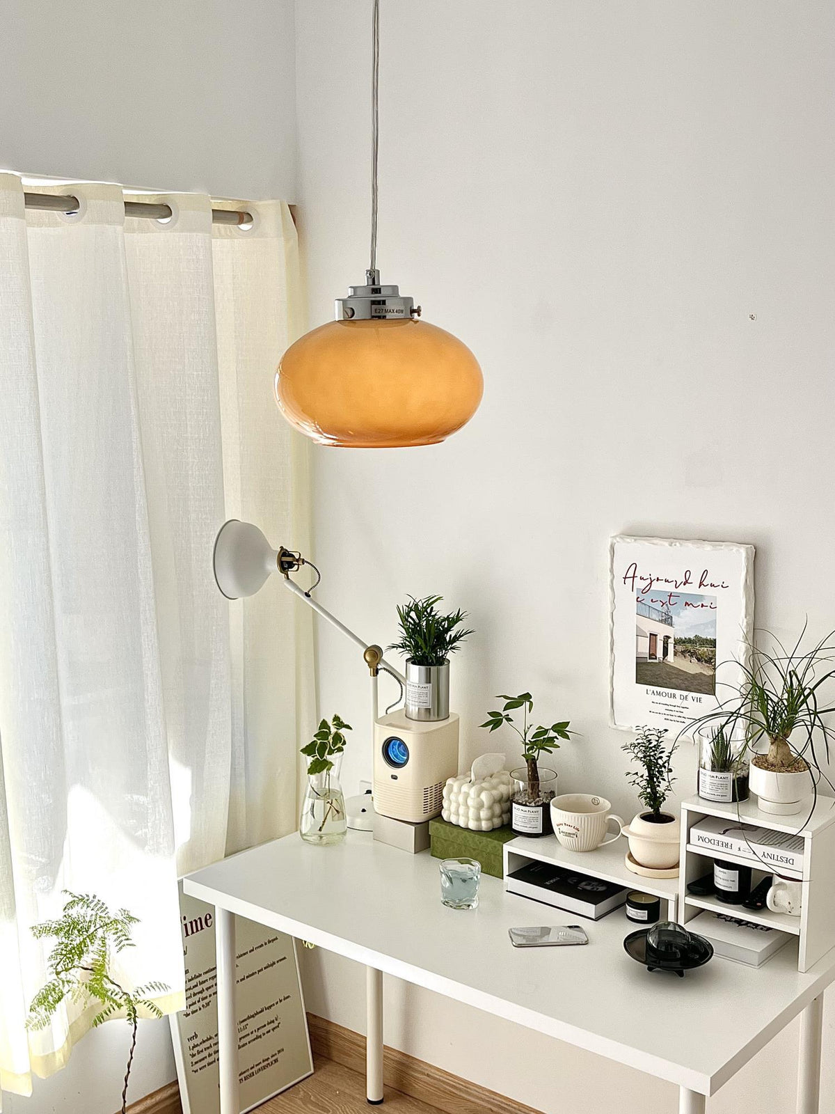 Suspension Bijou en verre et fer – vue 19